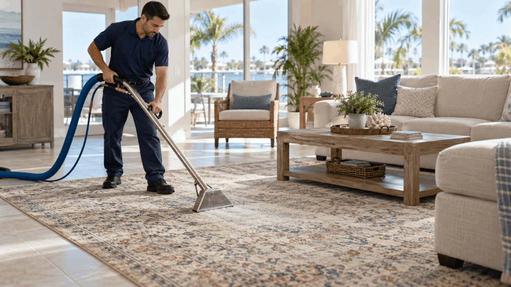 Professional rug cleaning in Clearwater